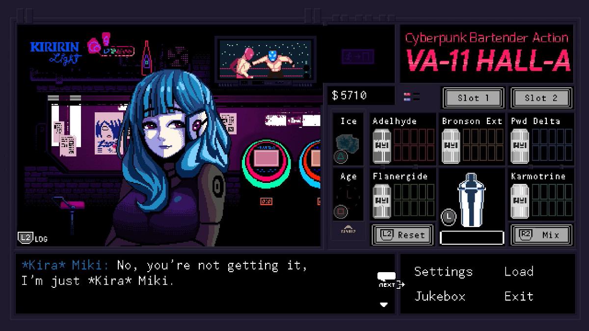 VA-11 Hall-A: Cyberpunk Bartender Action