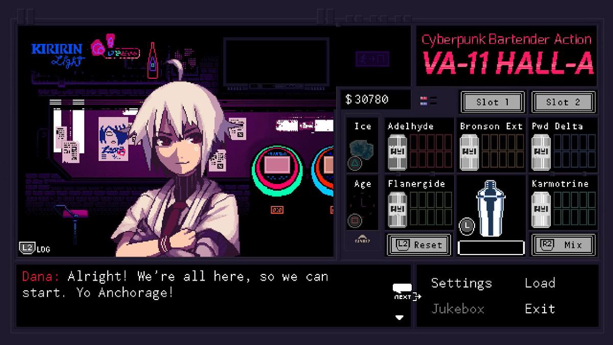 VA-11 Hall-A: Cyberpunk Bartender Action